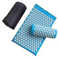 Lotus Acupuncture Massage Pads Back and Neck Pain Relief Acupressure Mat and Pillow Set Relieves Stress, Back, Neck, and Sciatic Pain
