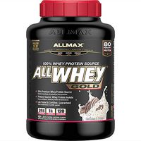 ALLMAX Nutrition AllWhey Gold, 100% Whey Protein + Premium Whey Protein Isolate, Cookies & Cream, 5 lbs (2.27 kg)
