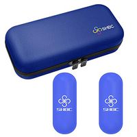 SHBC Insulin Cooler Travel Case for Diabetic Organize Medication Insulated Cooling Bag with 2 Ice Packs Blue
