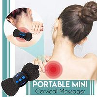 liutrend Portable Mini Cervical Massager Multifunction Mini Pulse Silica Gel Massager