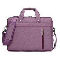 AOMAG Luxury Waterproof Nylon Durable Laptop Computer Messenger Bag Case with Convex Buffer Pad (Purple, 17.3")