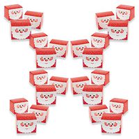 Fun Express Cardboard Santa Gift Boxes | 24 Count | Great for Christmas-Themed Supplies and Gift Giveaways