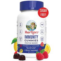 Immunity Gummies Zinc + Elderberry (5-in-1) for Kids & Adults by MaryRuth's - Organic Ingredients w/Echinacea, Vitamin C & Vitamin D - Vegan Non-GMO Gluten-Free Raspberry Lemonade 90ct
