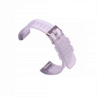 KuToo Replacement for Fitbit Charge 2 Band,Silicone Shine Wristband Strap for Fitbit Charge 2 (Glitter Silver)