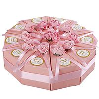 Academyus Creative Candy Box Triangle Cake Box Gift Case Party Favor Wedding Candy Box