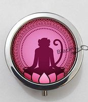 BlackKey Animal Monkey 3-Compartment Decorative Pocket Gift Box Case Organizer for Pill, Color 1 -1783