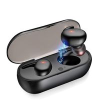 Sunnywill Wireless Earbuds, Bluetooth 5.0 Wireless Headphones, in-Ear Sweat-Proof Stereo Wireless Earphones with Portable Charging Case, IPX5 Waterproof in-Ear Earphones, Built-in Mic (Black)