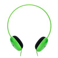 RockPapa On Ear Adjustable Boys Girls Childs Kids Headphones Earphones Lightweight for MP3/4 DVD Tablets Phones DVD PC innoTab PSP Green