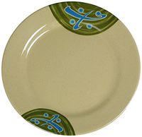 Yanco JP-1009 Japanese Round Plate, 9" Diameter, Melamine, Pack of 24