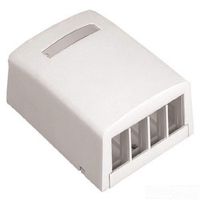 Panduit NK4BXIW-AY 4-Port Surface Mounting Box for LD3/LD5/LD10 Fitting, Off White