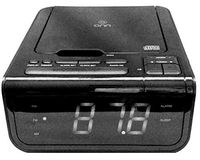 ONN CD Clock Radio with USB Device Charging Station