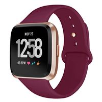 Kmasic Sport Band Compatible with Fitbit Versa/Fitbit Versa 2/Fitbit Versa Lite Edition, Soft Silicone Replacement Wristband Versa Smart Watch