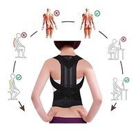 Back Posture Corrector Adjustable Clavicle Brace Comfortable Correct Shoulder Posture Support Strap for Women and Men Improve Posture Correction (S)