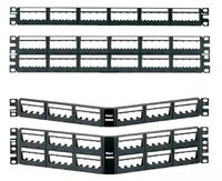 Panduit UICMPP24BLY 24-Port Flat Patch Panel, Black