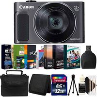 New! Canon PowerShot SX620 HS 20.2MP CMOS 25x Zoom Black + Photo Expert Editor Software Bundle