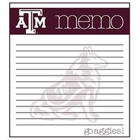 The Fanatic Group Texas A&M Aggies Memo Note Pad - 2 Pads