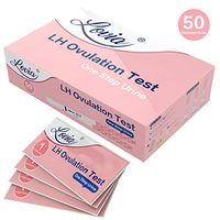 Ovulation Test Strips - Lovia Ovulation Predictor Kit for Home Use, Accurately Track LH Surge Ovulation Tests (25mIU/ml) Over 99% Accuracy - 50 Count