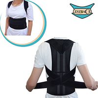 Full Back Brace Shoulder Support- Unisex Posture Corrector for Adults and Kids- Posture Support Straps- Kyphosis Brace Muscle Pain Reliever& Back Pain Reliever (XL)