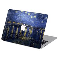 Customized Famous Painting Series Vincent Van Gogh Starry Night Special Design Removable Vinyl Decal Top Front-cover Sticker Skin for Macbook Pro 13" with Retina Display (Model A1425/a1502)