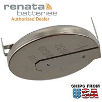 Renata CR2032FH1-MFR 3V Lithium Coin Battery HORZ 2-PIN for PC CMOS Gateway Solo 5300, NEC Versa M400, NEC Versa E680 ThinkPad T30 2366 14.1 SXGA ThinkPad T30 2366 14.1 XGA