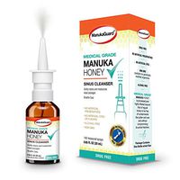 ManukaGuard Natural Nasal Spray .65 Fl oz | Congestion Relief Drug Free & Alcohol Free Medical Grade Manuka Honey Nose Drops, Sinus Relief, Allergy, Nasal Moisturizing Spray