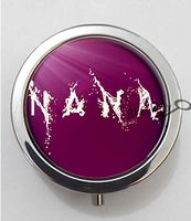 BlackKey Nana Pattern 3-Compartment Decorative Pocket Gift Box Case Organizer for Pill, Color 1 -710