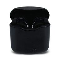 Idomeo Wireless Bluetooth Earphones Stereo Music Mini Phone Headset with Charger Box Bluetooth Headsets Black