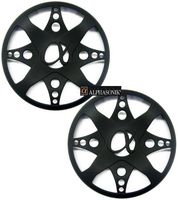 PGR06RB - Alphasonik 6.5" Black Excursion Grilles Pair