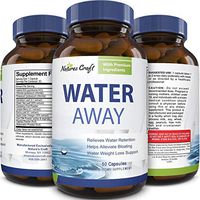 Water Away Diuretic Supplement with Dandelion Leaf – Bloat Relief Pills Weight Loss Relieve Swelling Water Retention – Natural Green Tea Extract Potassium Vitamin B6 for Men & Women
