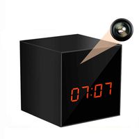 PANORAXY B100V.3 Mini WiFi Hidden Spy Nanny Camera,Invisible Lens,8mtrs Super Night Vision,Remote 720P Live Video,Free App on iOS&Android Phone Pad,Loop Record,12&24 Hours,Clock Alarm,Instant Push