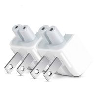Mac AC Wall Adapter Plug Duckhead US Wall Charger AC Cord US Standard Duck Head for MacBook Mac iBook/iPhone/iPod AC Power Adapter Brick (2 pcs)