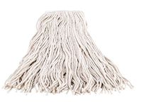 Abco Products Economy 4 Ply Cut-end Mop, Cotton, 1" Headband, White, 16 oz (Pack of 12)
