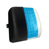 Windaze Lumbar Cushion Lumbar Support Pillow with 100% Pure Memory Foam & Innovative Gel,3D Breathable Mesh cover - Orthopedic Design for Back Pain Relief