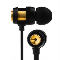 Dirance Wired in-Ear Stereo Super Bass Sport Earbuds Earphone Headphone for Cellphone Tablet Laptop (Gold)