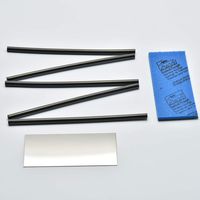 XCMAN Alpine Freeride Snowboard Ski Base Ptex Base Repair Kit: 5 ptex, Metal Scraper, Sanding Sponge