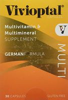 Vivioptal Multi 30 Capsules - Multivitamin & Multimineral Supplement - Lipotropic Substances & Trace Elements