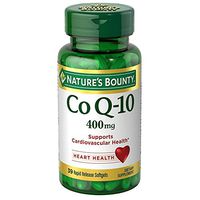 Nature's Bounty Cardio Q10, Co Q-10 400 mg Softgels 39 ea (Pack of 4)