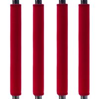 Miaowater 2 Pack Refrigerator Door Handle Covers Kitchen Appliance Handles Decor Protector for Ovens, Dishwashers Anti-Static Stains Resistant Soft Neoprene (Red)