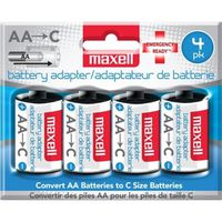 Maxell 723340 MBS-C Battery Adapter AA TO C
