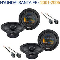 Compatible with Hyundai Santa Fe 2001-2006 Factory Speaker Replacement Harmony (2) R65 Package