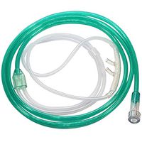 1-Pack Westmed #0554 Adult High Flow Comfort Soft Plus Cannula with 4' Emerald Green Kink Resistant Tubing