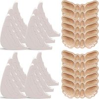 6 Pairs Shoe Filler and 6 Pairs Heel Grip Liner Insert Heel Cushion Pad, Adjustable Toe Filler Insert Soft Sponge Big Toe Plug Foot Brace Pads for Men Women Pumps Flats Sneakers (Beige)