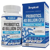 Probiotics 40 Billion CFU - Probiotics for Women, Probiotics for Men and Adults; Guaranteed Potency Until Expiration - Shelf Stable Probiotic Supplement - Acidophilus Probiotic with Natural Prebiotic