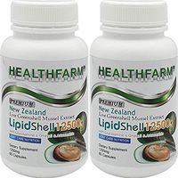 Joint-Health Supplement LipideShell 12500 Extract Capsule New_Zealand Green-Lipped Mussel (60c / 2 Pack)