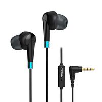 Mpow WH7 Wired Earphones, in-Ear Stereo Headphones with Mic, Secure-Fit Lightweight Earbuds with in-line Control, Compatible with Samsung, Android Phone, PC and More