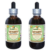 Saw Palmetto (Serenoa Repens) Glycerite, Organic Dried Berries Alcohol-Free Liquid Extract (Brand Name: HerbalTerra, Proudly Made in USA) 2x4 fl.oz (2x120 ml)