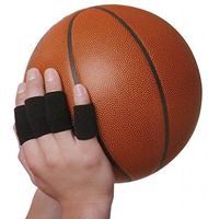 Yonger 10PCS Professional Fingerstall Finger Gear Protective Cover for Basketball Volleyball Sport Gym Black
