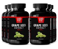 Grapeseed Complex - Grape Seed Extract 100 - Health Immune-Boost Total 6 Bottles 180 Capsules