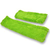 Microfiber Cloth Replacements for Modern Domus Neverending Reach Squeegee Window Cleaner Kit | Set of 2 (Small and Large)