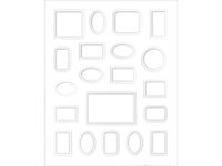 PA Framing, Double Thick Mat, 2 Openings, 16 x 20 inches - White Core and White Inner